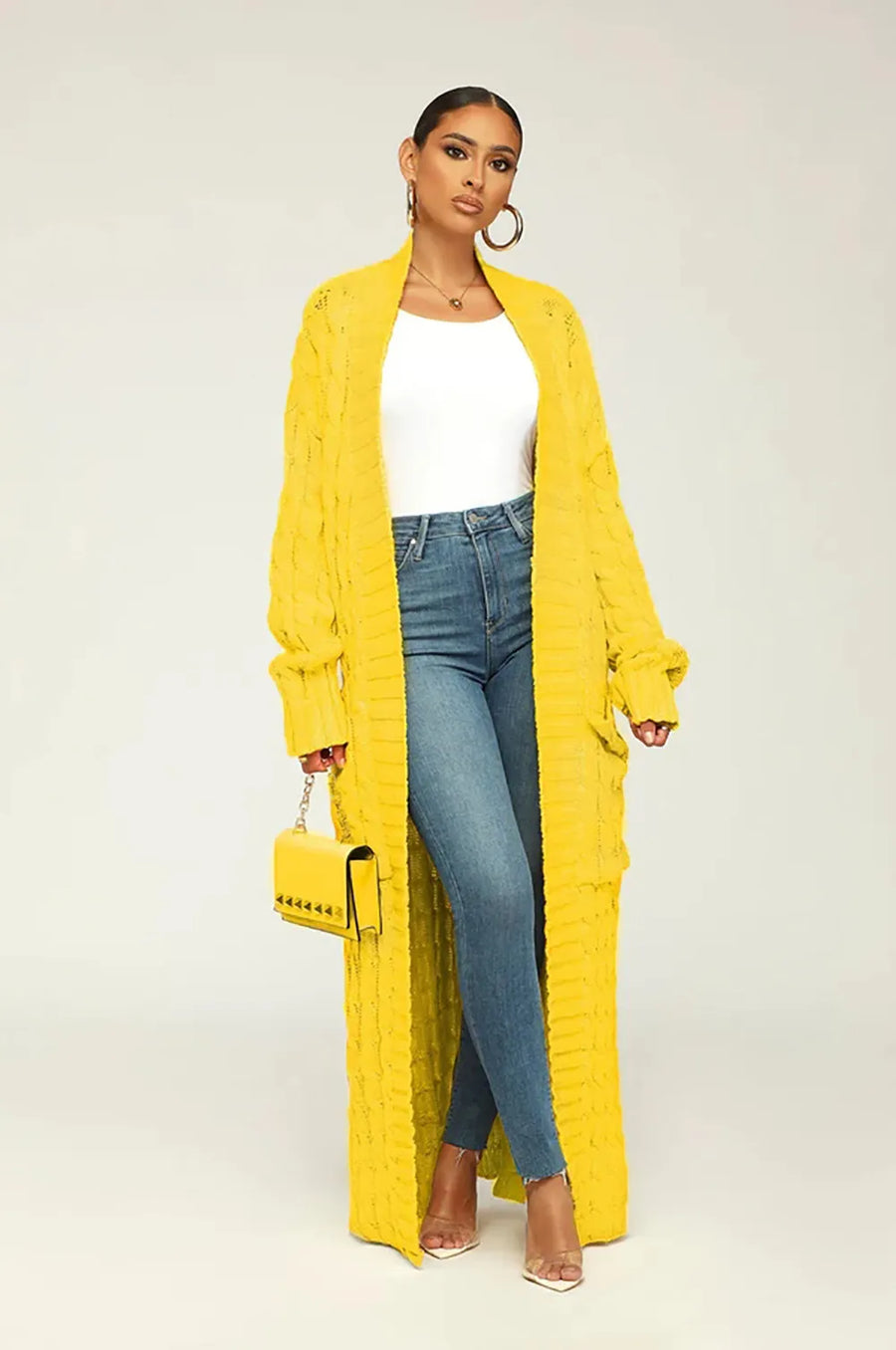 Romilly Long V Neck Cardigan