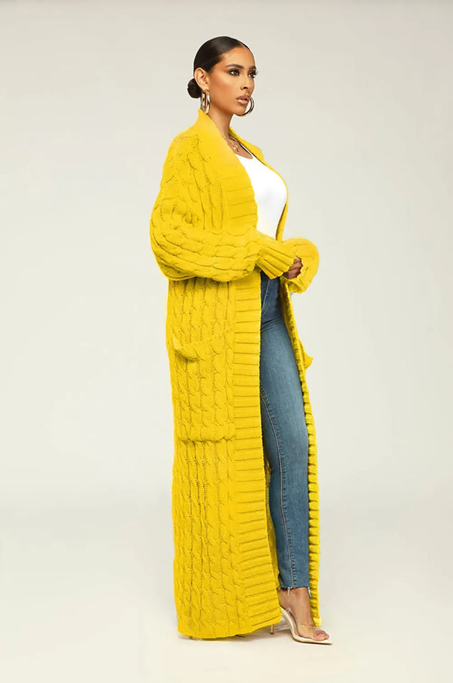 Romilly Long V Neck Cardigan