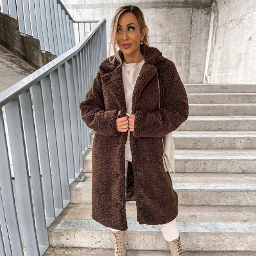 Cinzia Soft Sherpa Coat
