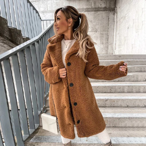 Cinzia Soft Sherpa Coat