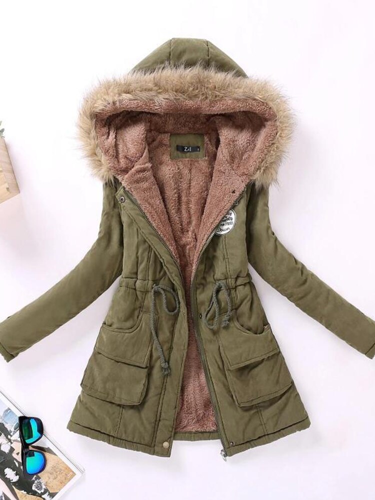 Jolene Fleece Lined Hooded Parka