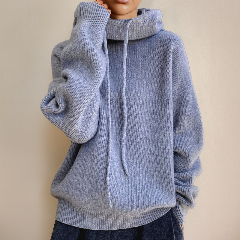 Marlou Oversized Hooded Knit Sweater