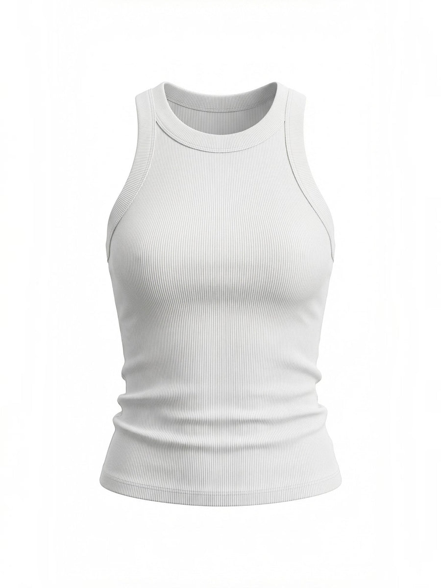 Evangeline Ribbed Racerback Tank Top