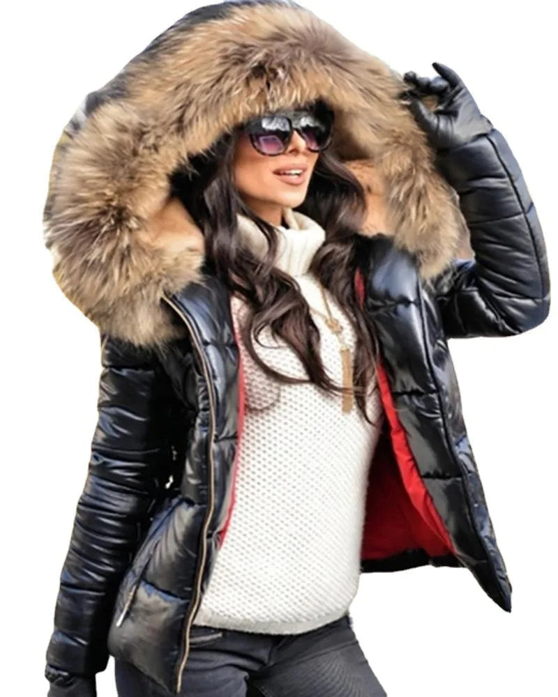 Honorine Faux Fur Lined Hooded Jacket