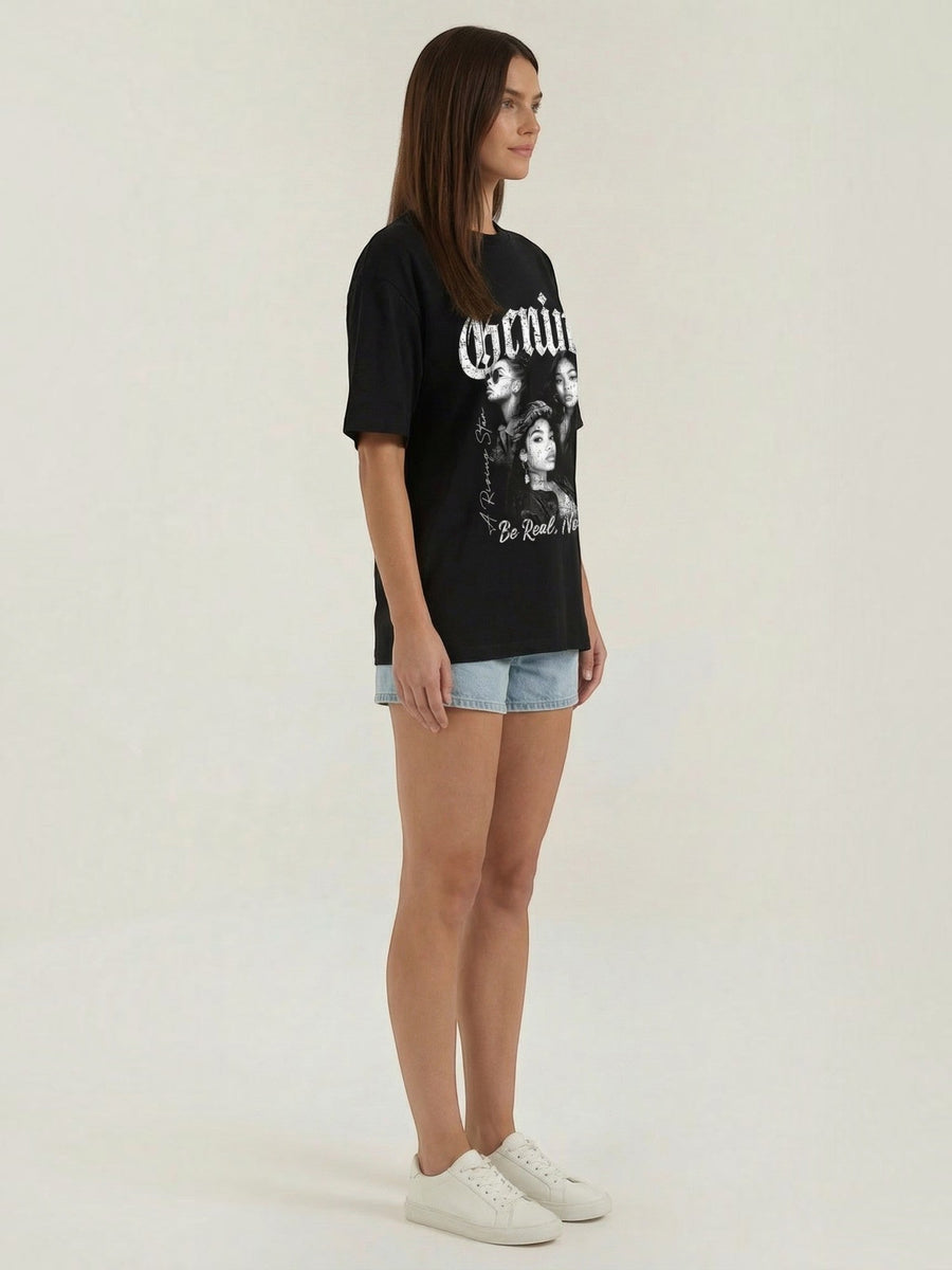 Jessamine Vintage Graphic Oversized T Shirt