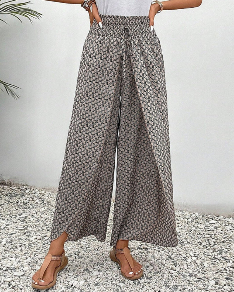 Ravenna Geometric Print Relaxed Pants