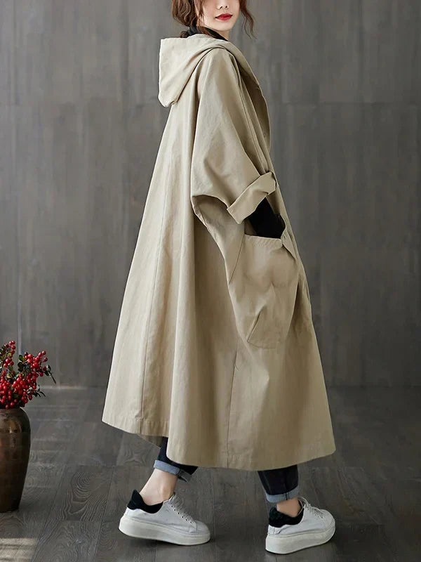 Fosca Long Belted Trench Coat