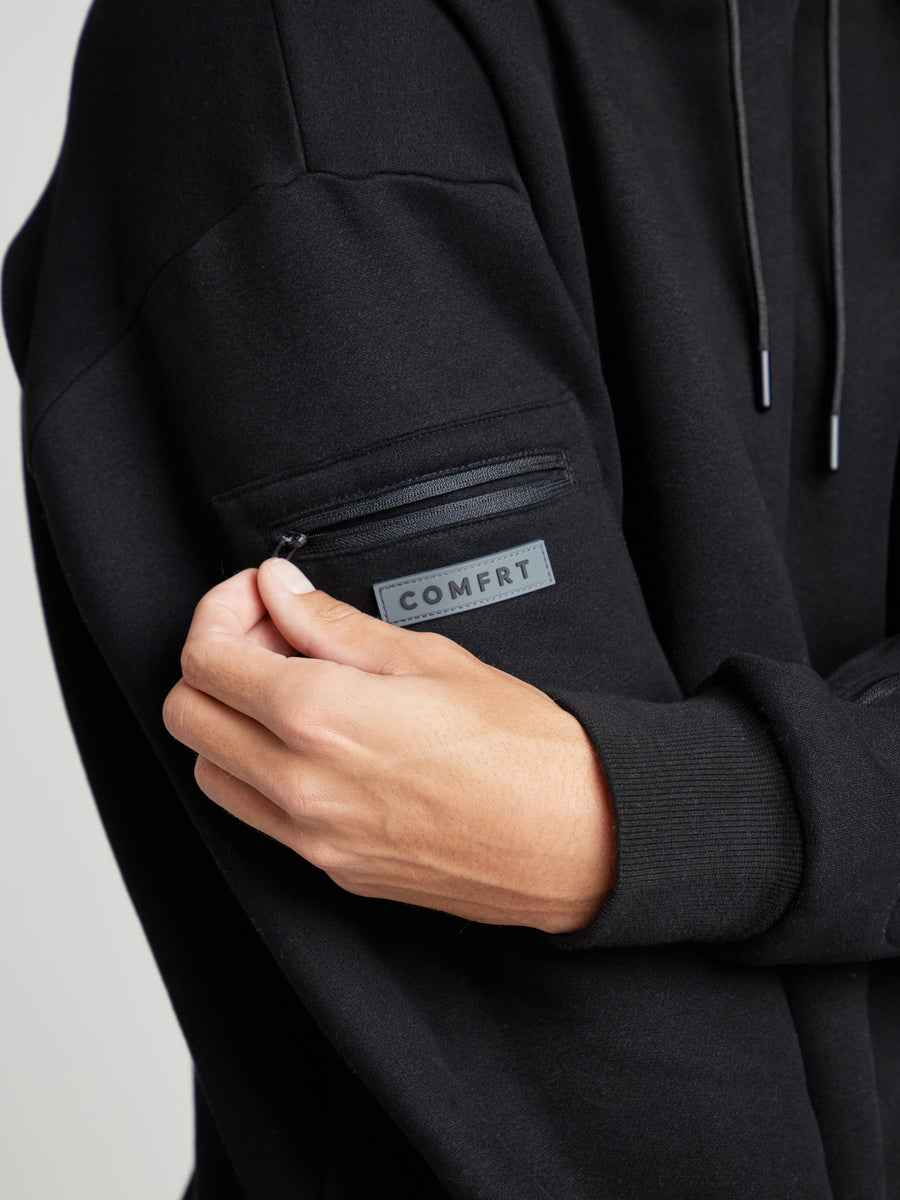 Wiebke Airplane Mode Travel Hoodie with Eye Mask