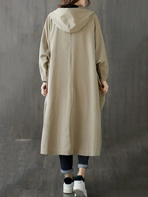 Fosca Long Belted Trench Coat