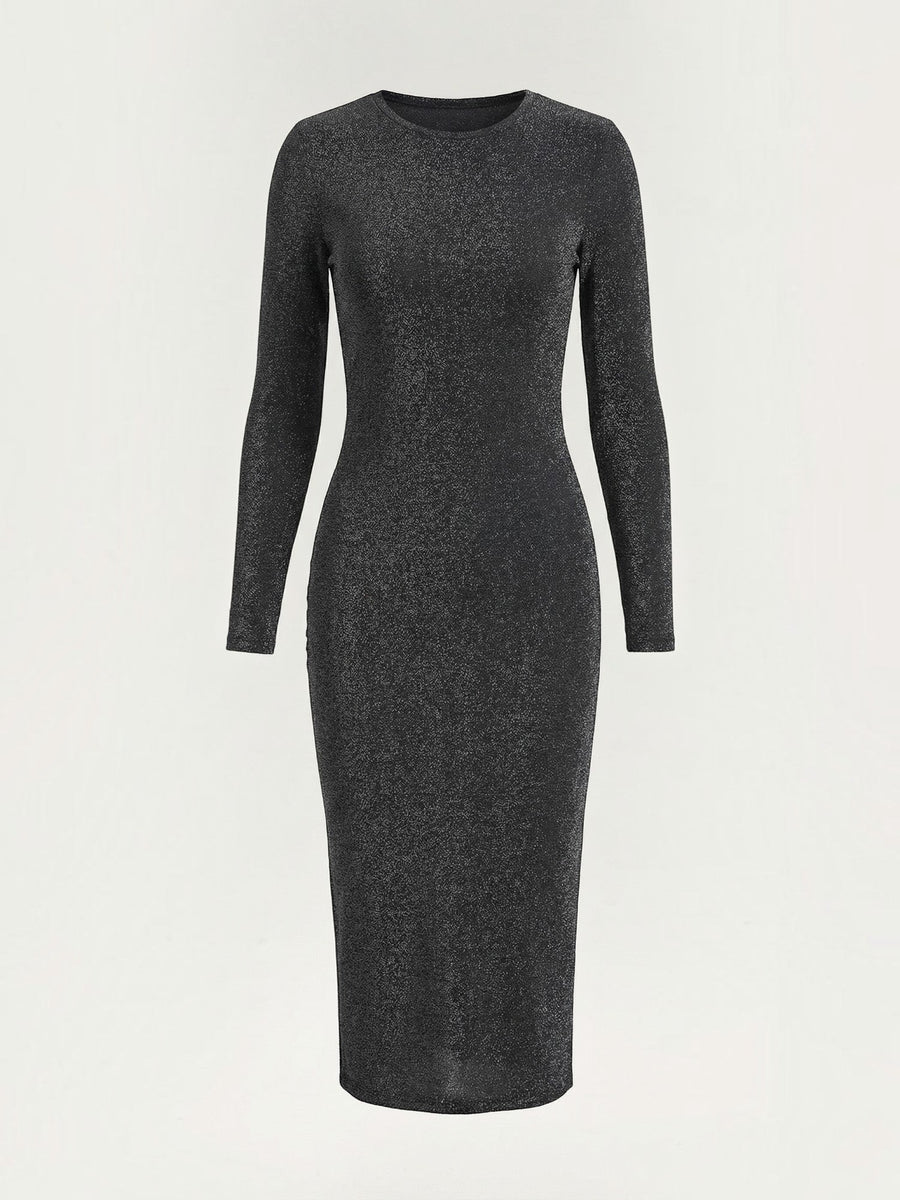 Seraphine Glitter Bodycon Midi Dress