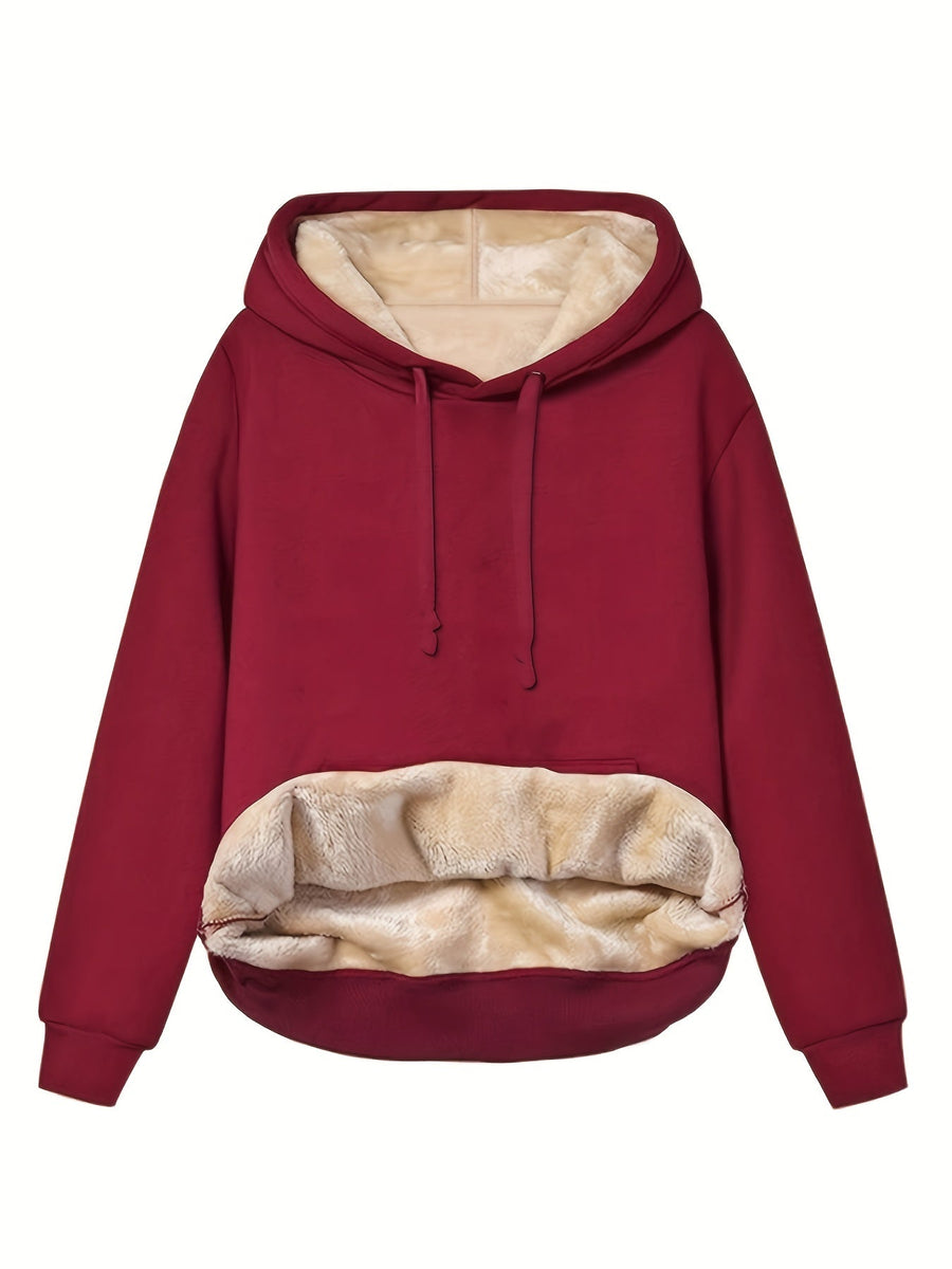 Mia Sherpa Lined Fleece Hoodie