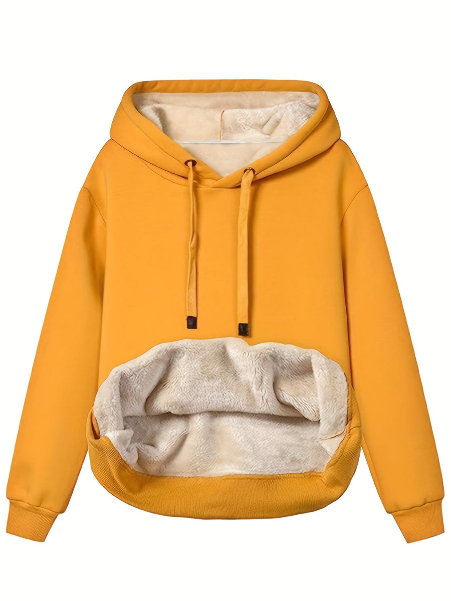 Mia Sherpa Lined Fleece Hoodie