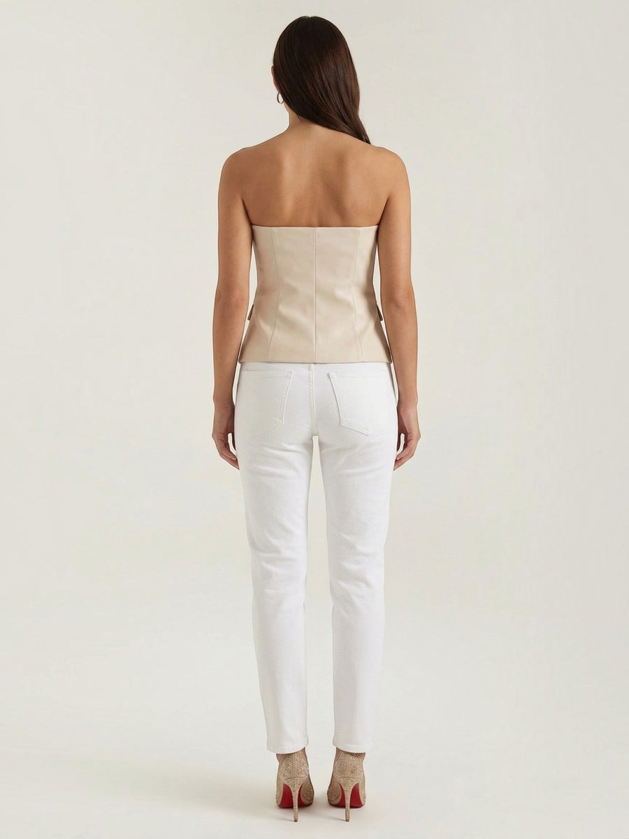 Fiona Off Shoulder Button Front Top