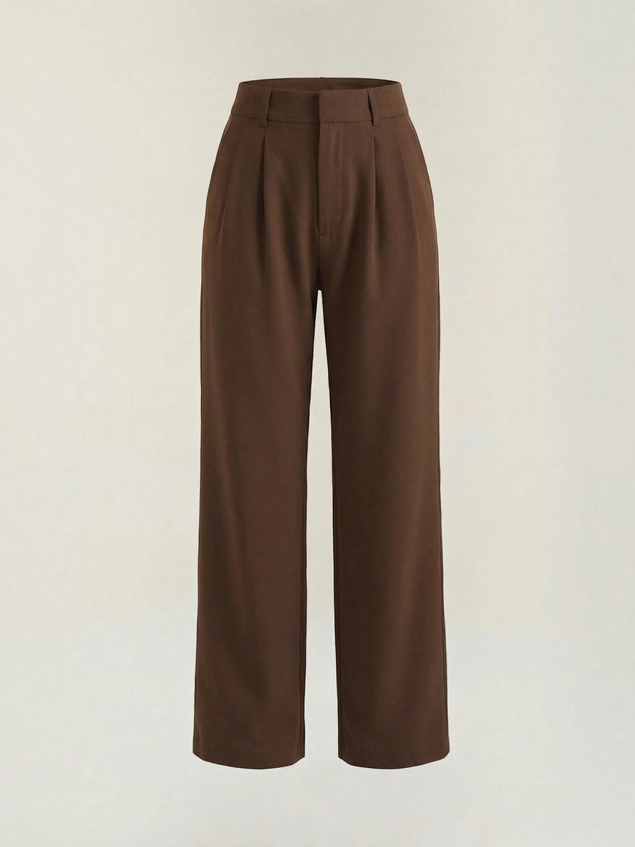 Emma Pleated High Waisted Wide Leg Pants