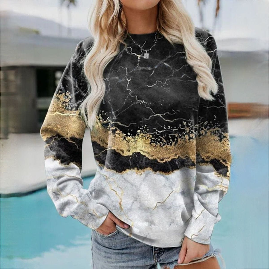 Rieke Printed Casual Sweater