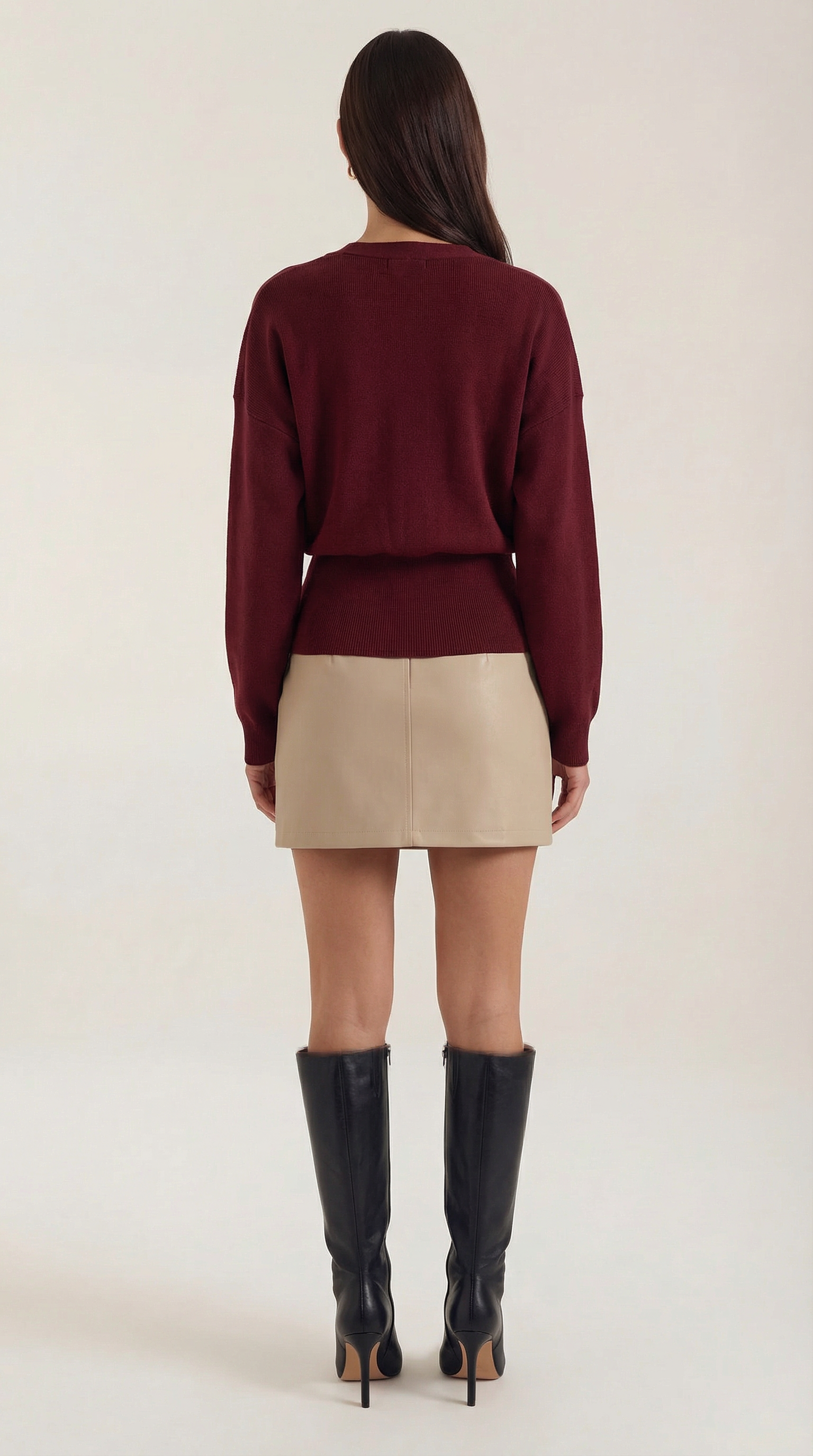 Christine Chic Deep-V Statement Cardigan