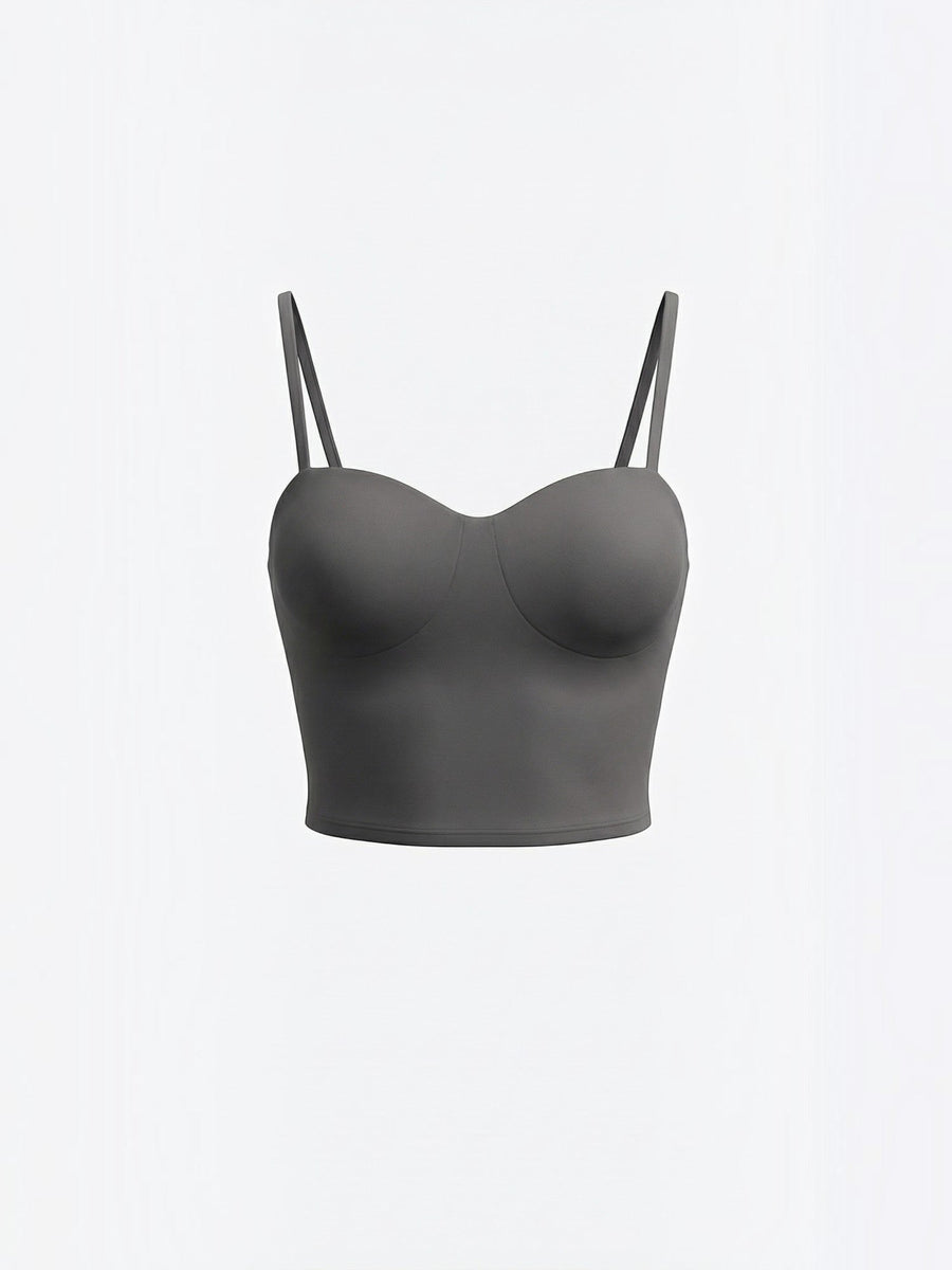 Guinevere Sweetheart Neck Crop Top