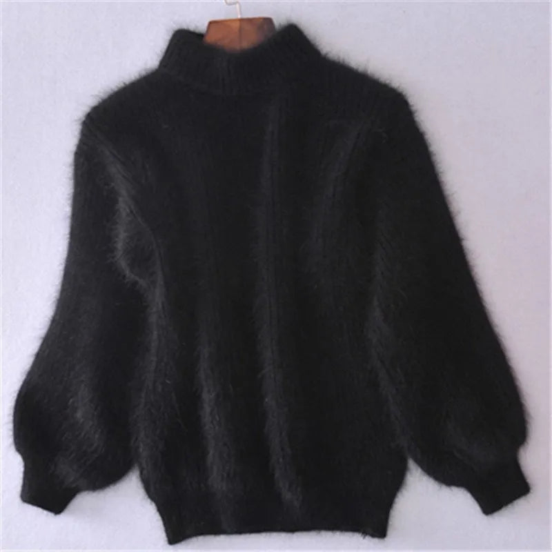 Savia Fluffy Oversized Balloon Sleeve Sweater