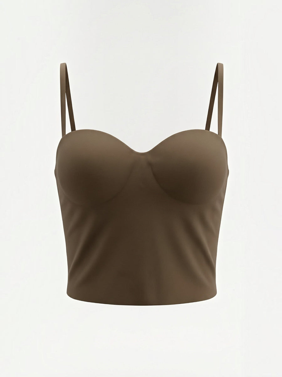Guinevere Sweetheart Neck Crop Top