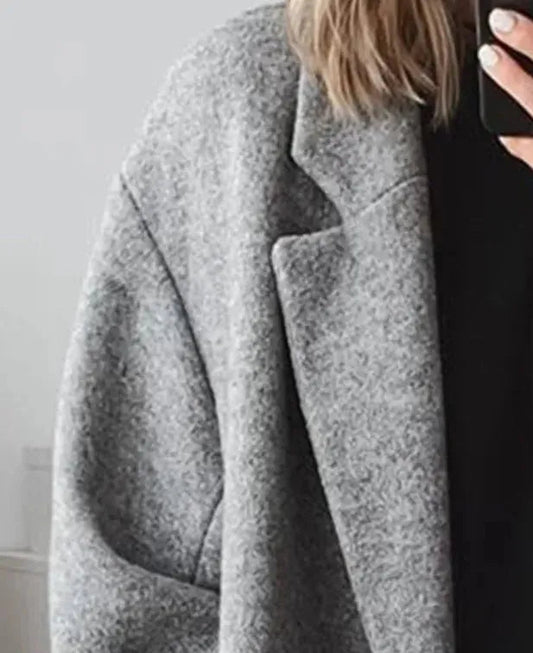 Dafne Oversized Lapel Coat