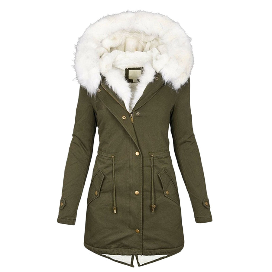 Bettina Fleece Lined Parka with Faux Fur Hood