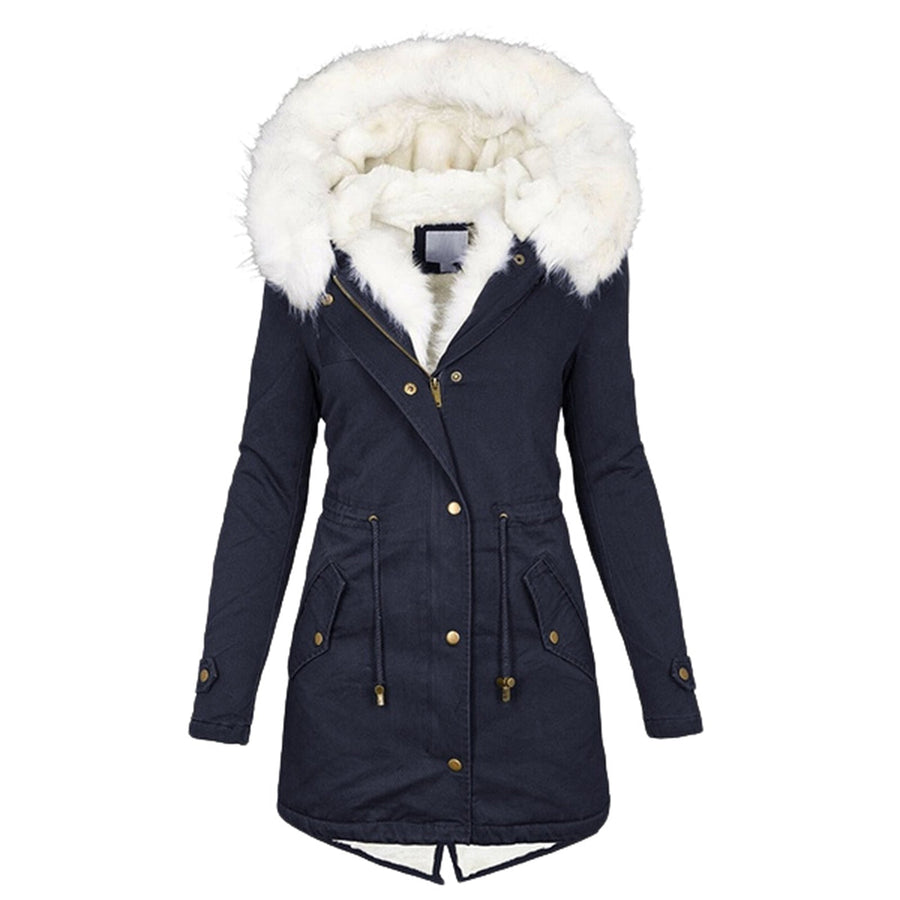 Bettina Fleece Lined Parka with Faux Fur Hood