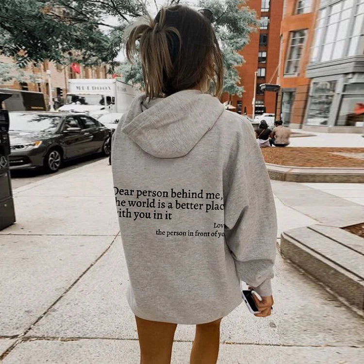 Melisa Dear Person Behind Me Hoodie