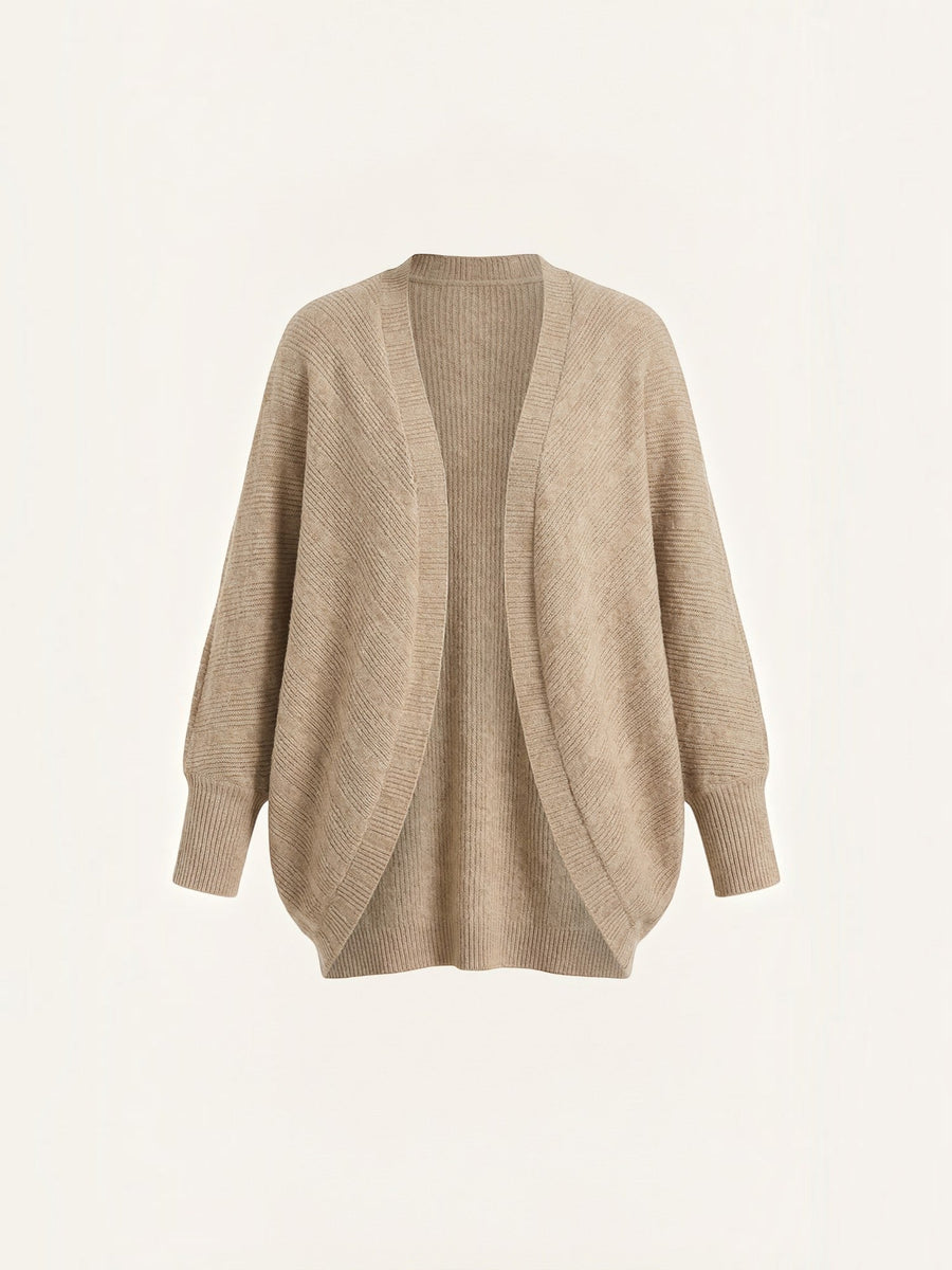 Cassandra Oversized Batwing Open Cardigan