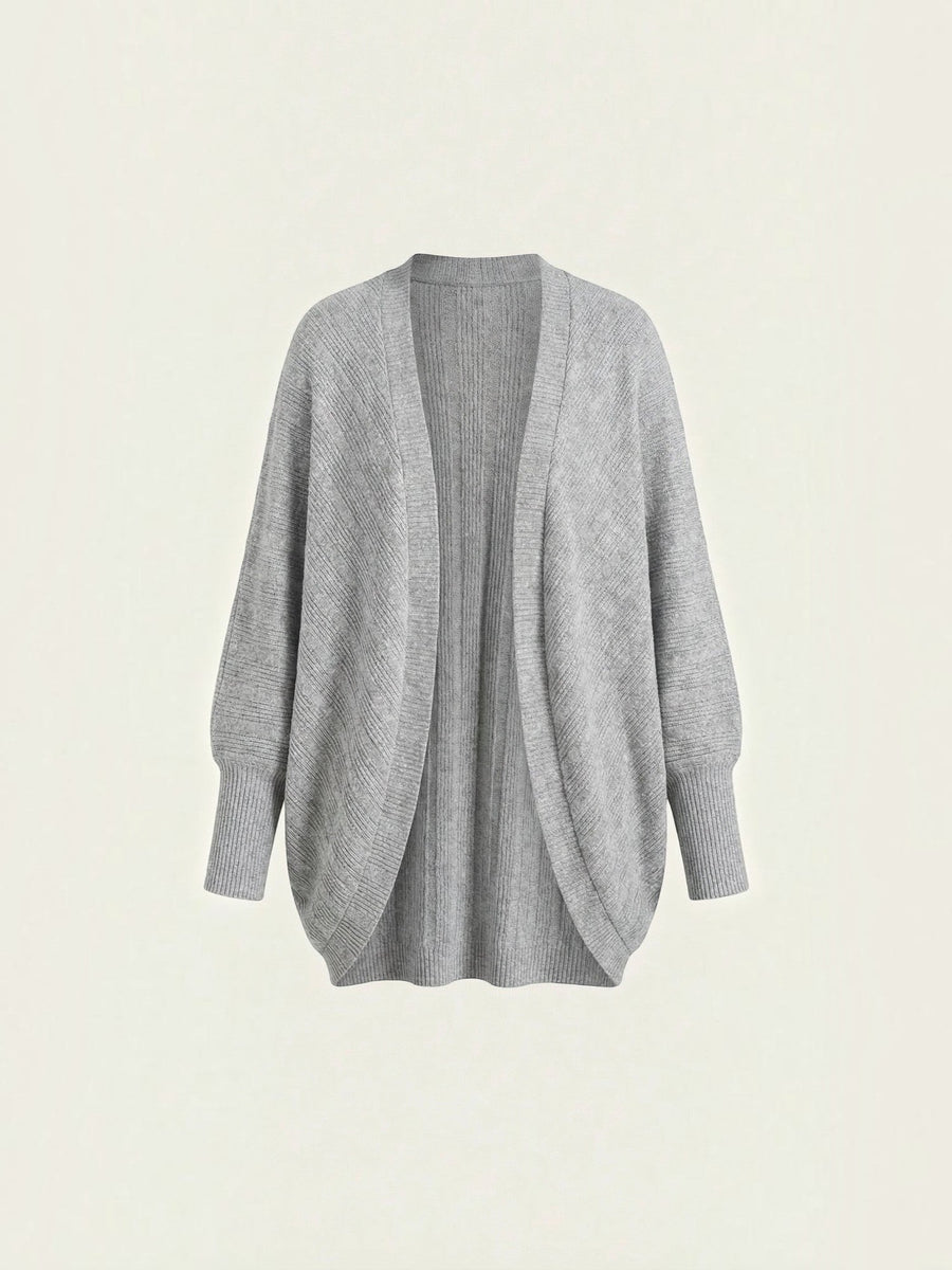 Cassandra Oversized Batwing Open Cardigan