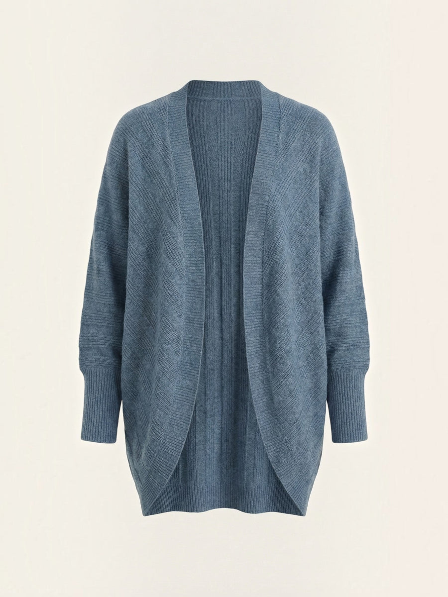 Cassandra Oversized Batwing Open Cardigan