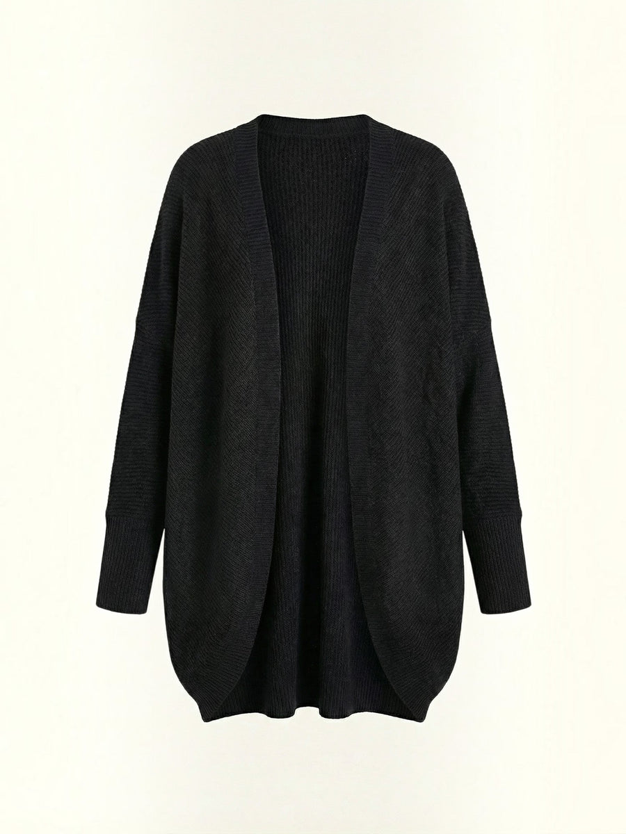 Cassandra Oversized Batwing Open Cardigan