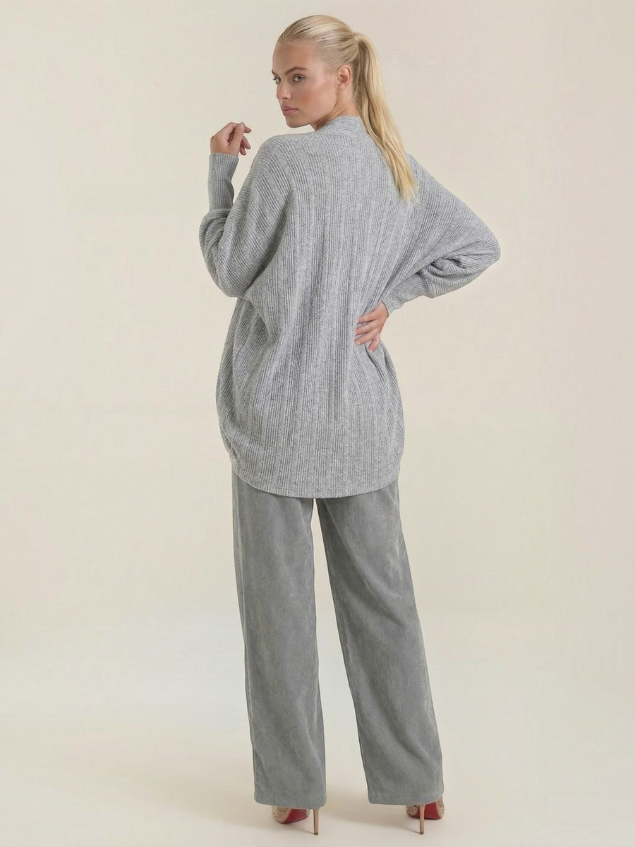 Cassandra Oversized Batwing Open Cardigan