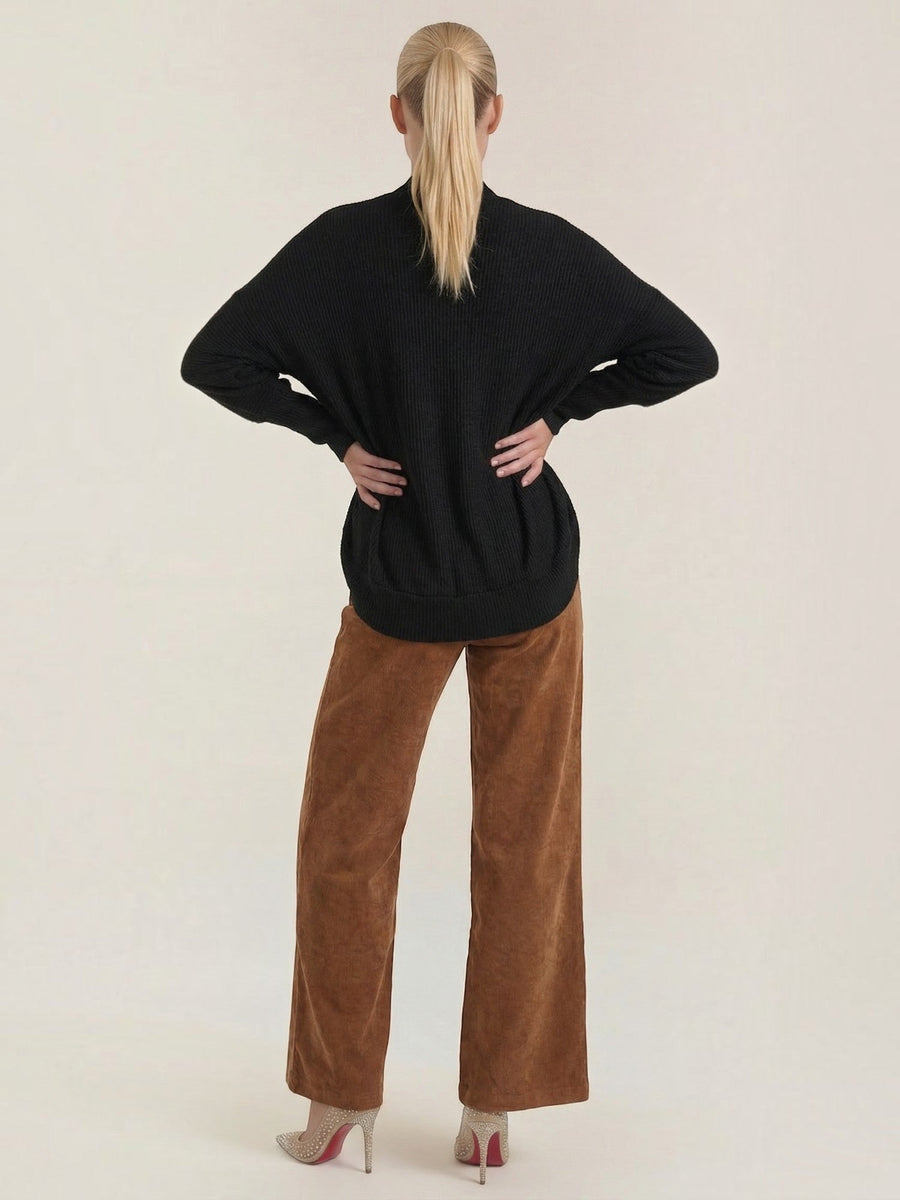 Cassandra Oversized Batwing Open Cardigan