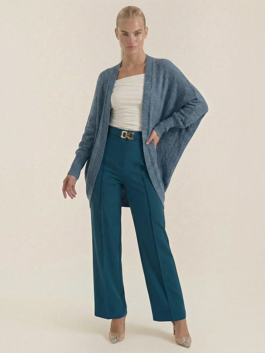 Cassandra Oversized Batwing Open Cardigan