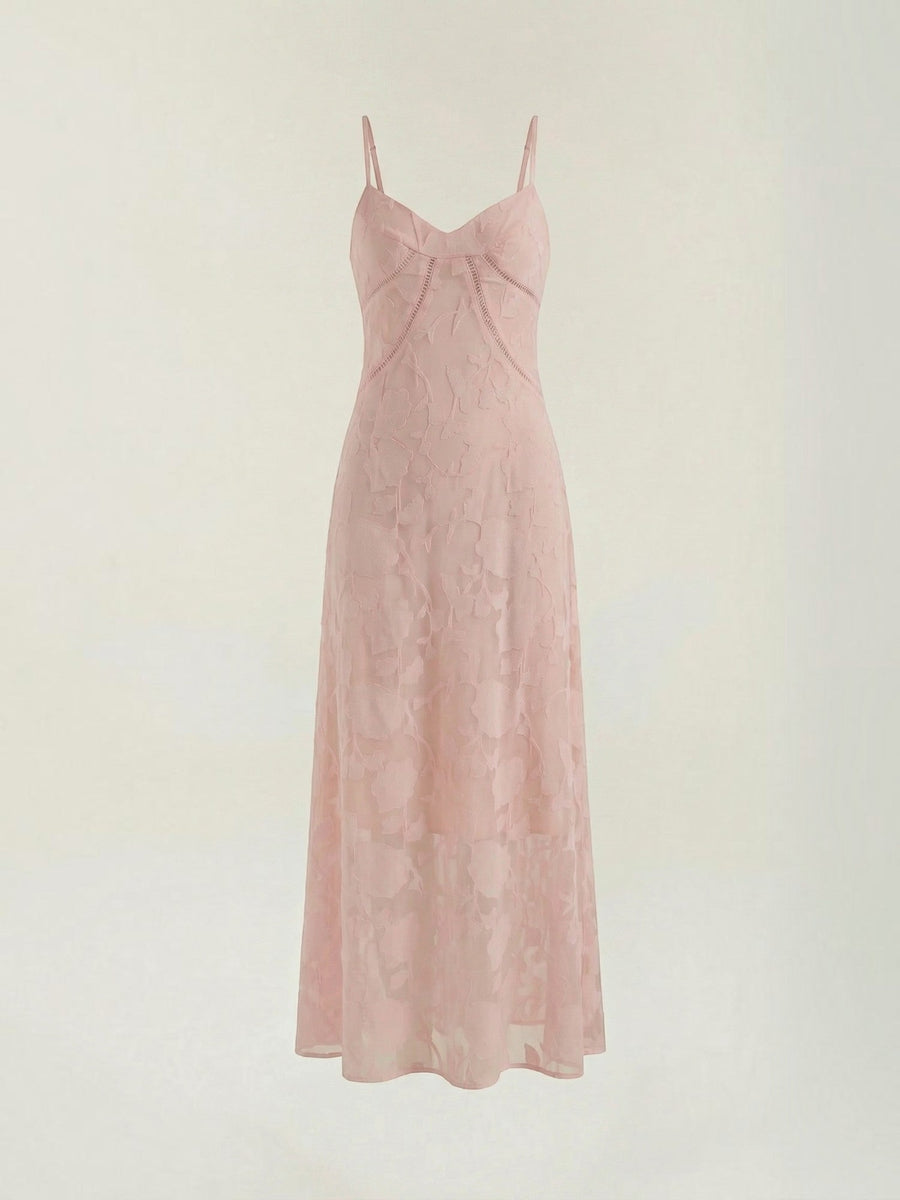 Arabelle Sweetheart Jacquard Maxi Dress