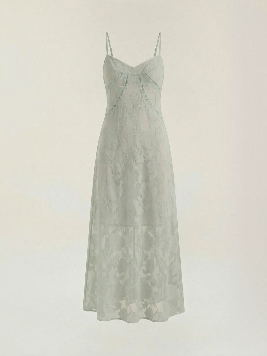 Arabelle Sweetheart Jacquard Maxi Dress