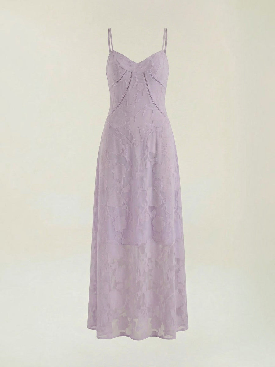 Arabelle Sweetheart Jacquard Maxi Dress