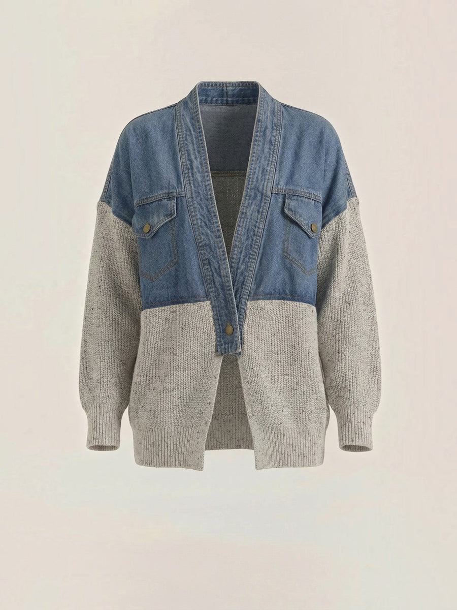Katrina Denim and Knit Jacket