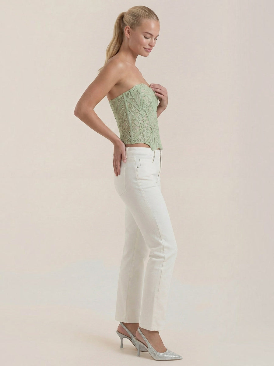 Robyn Strapless Lace Corset Top