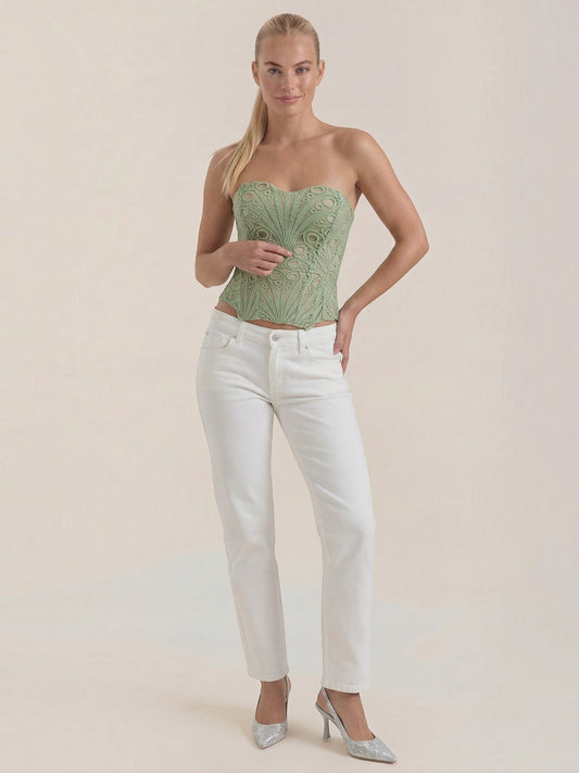 Robyn Strapless Lace Corset Top