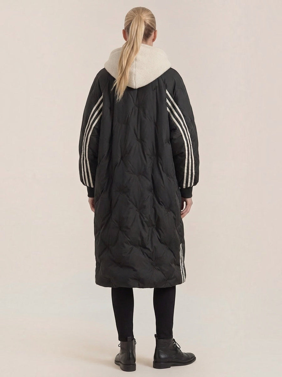 Minnie Hooded Quilted Maxi Coat