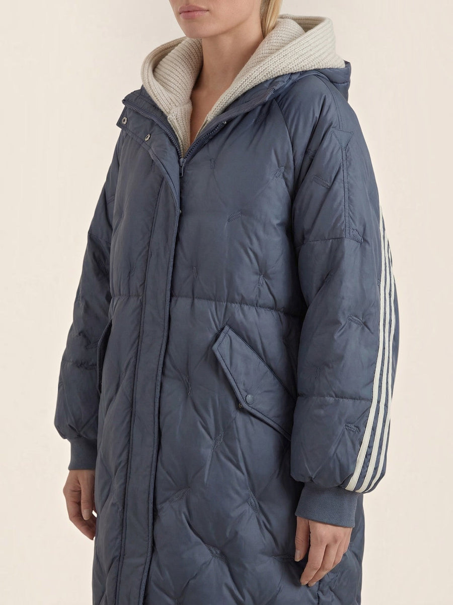Minnie Hooded Quilted Maxi Coat