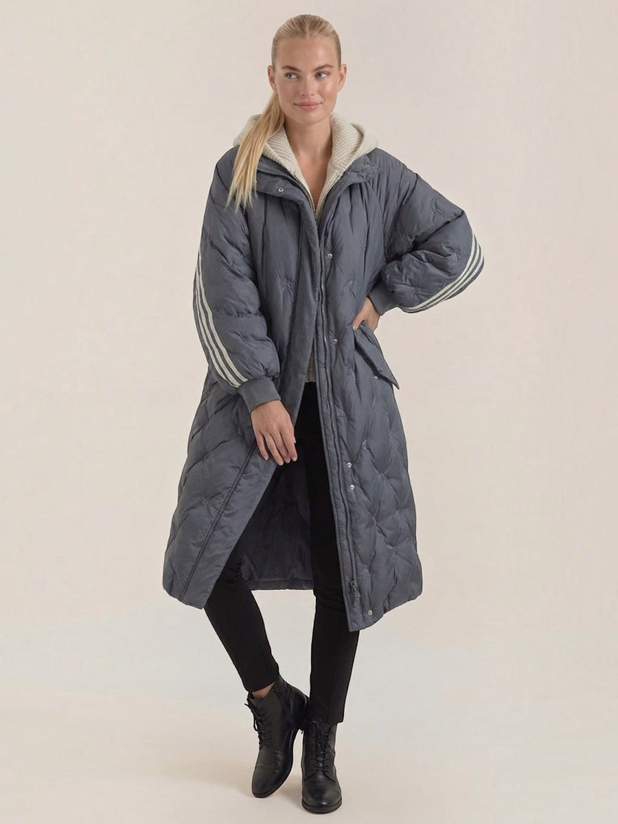 Minnie Hooded Quilted Maxi Coat