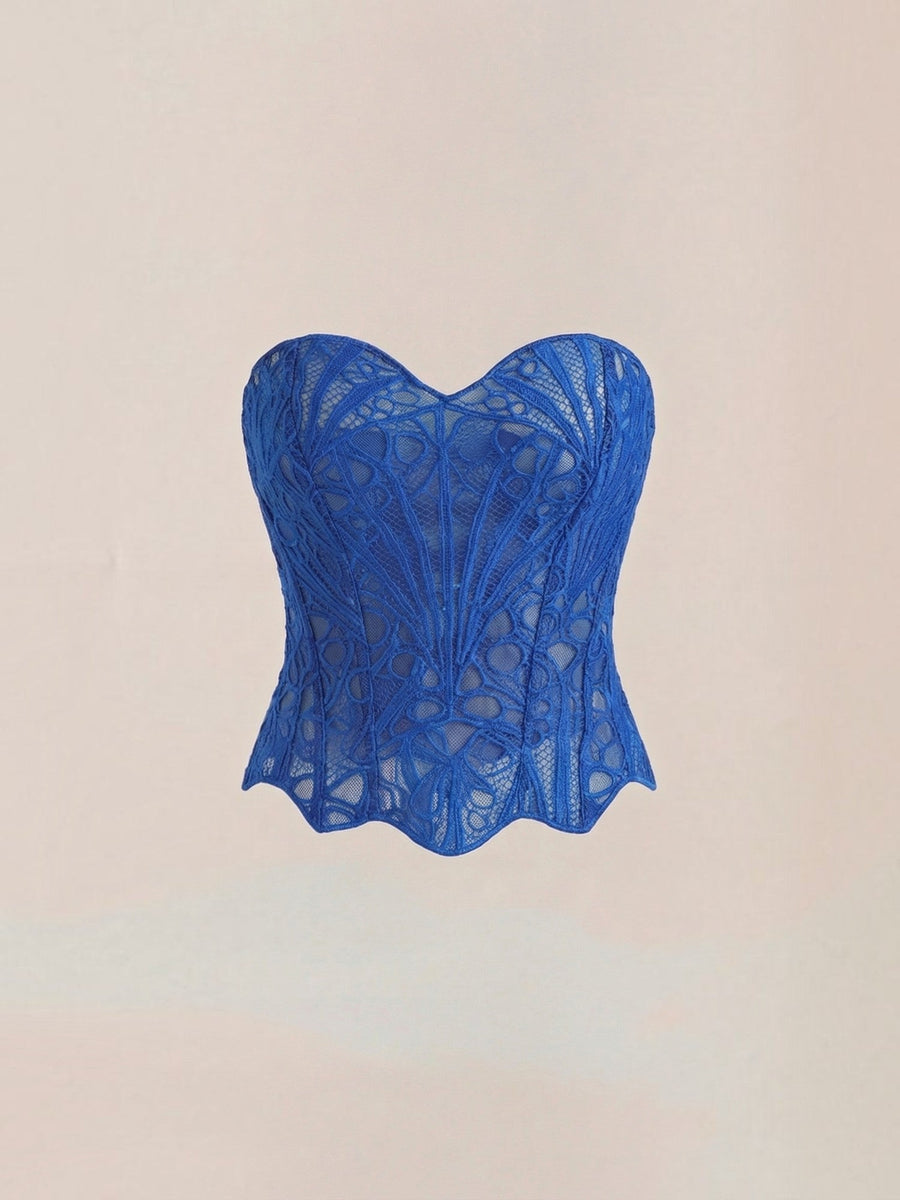 Robyn Strapless Lace Corset Top