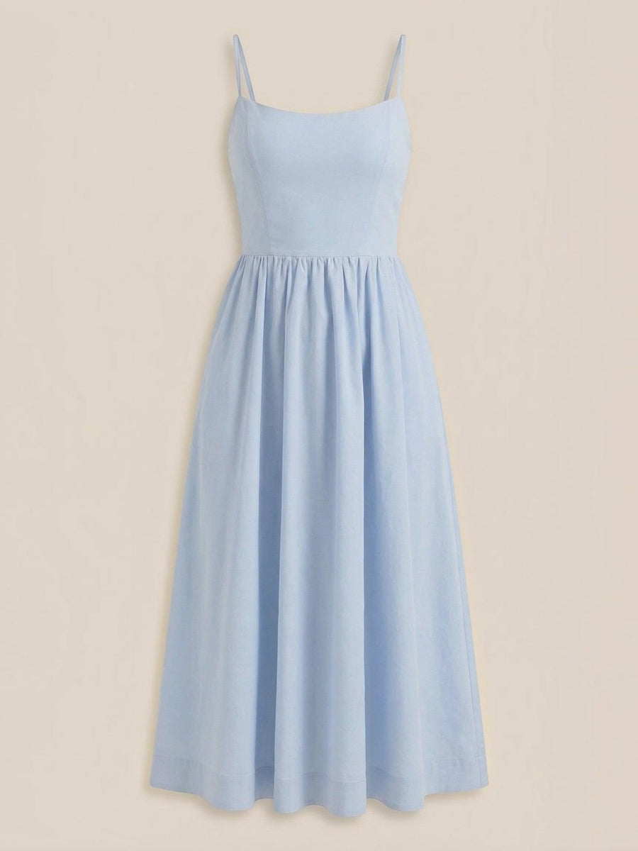 Molly Fitted Bodice Flared Midi Dress