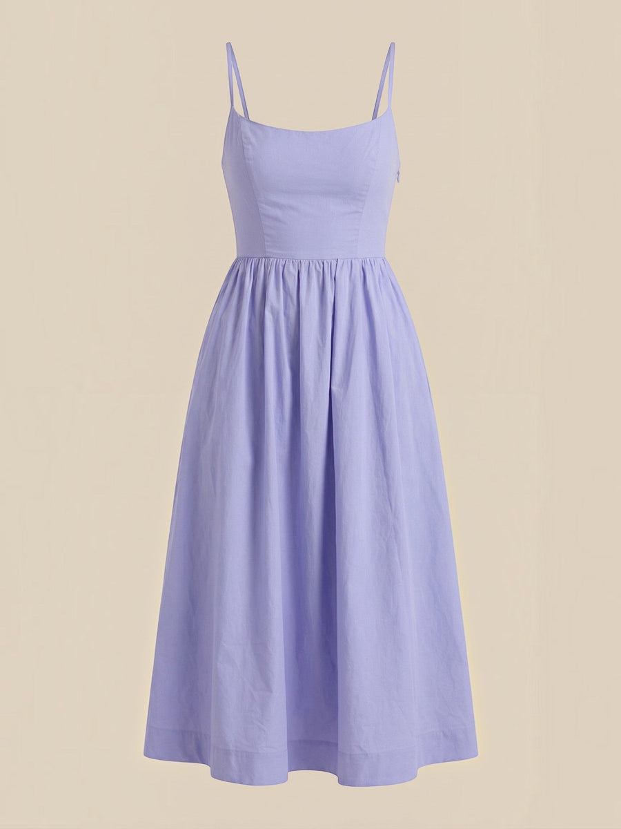 Molly Fitted Bodice Flared Midi Dress