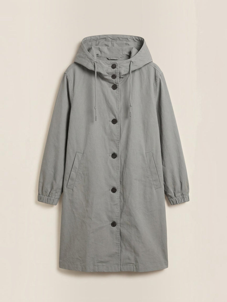 Margie Hooded A Line Raincoat