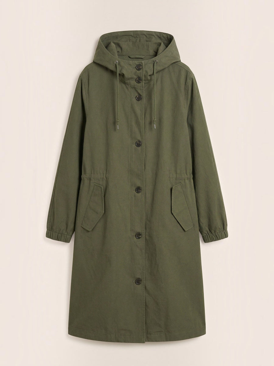 Margie Hooded A Line Raincoat