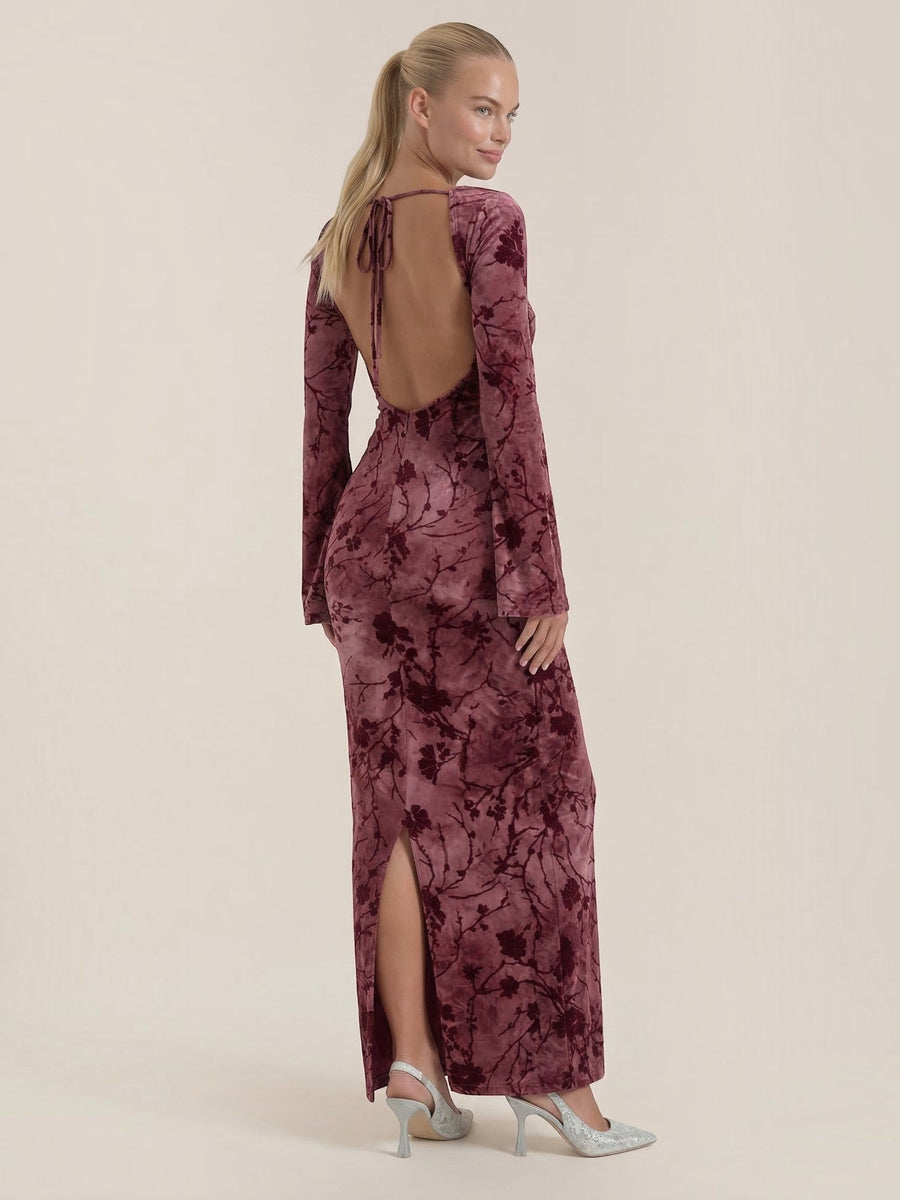 Colleen Long Sleeve Floral Maxi Dress