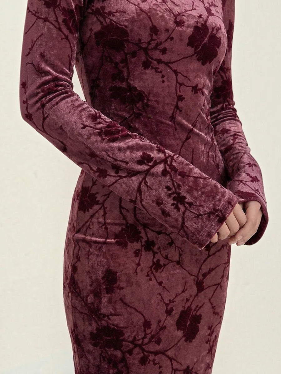 Colleen Long Sleeve Floral Maxi Dress